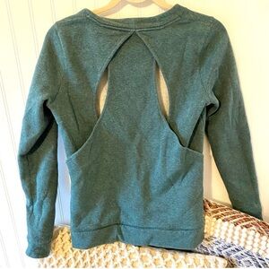 Lululemon Green💫 Open Back Sweater